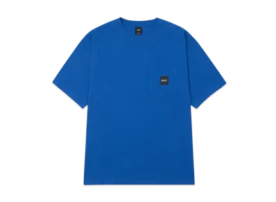 HUF Set Box Logo Pocket Tee "Cobalt Blue"