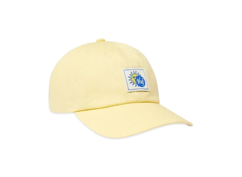 HUF Total Eclipse 6 Panel CV Hat "Pale Yellow"