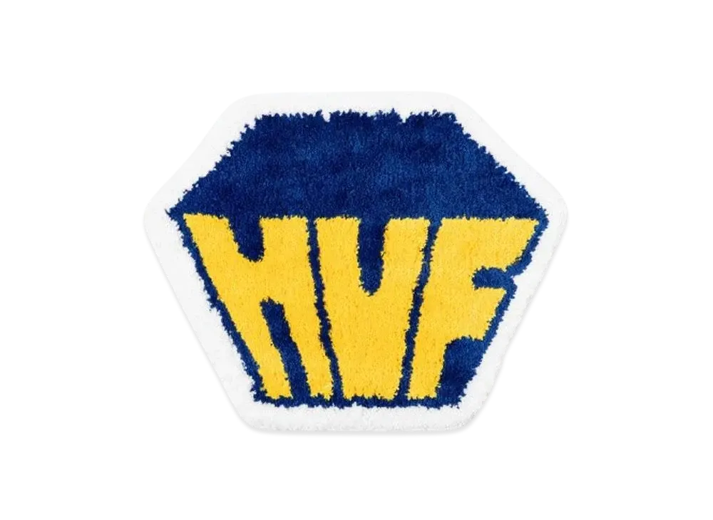 HUF Big Block Rug Mat "White"