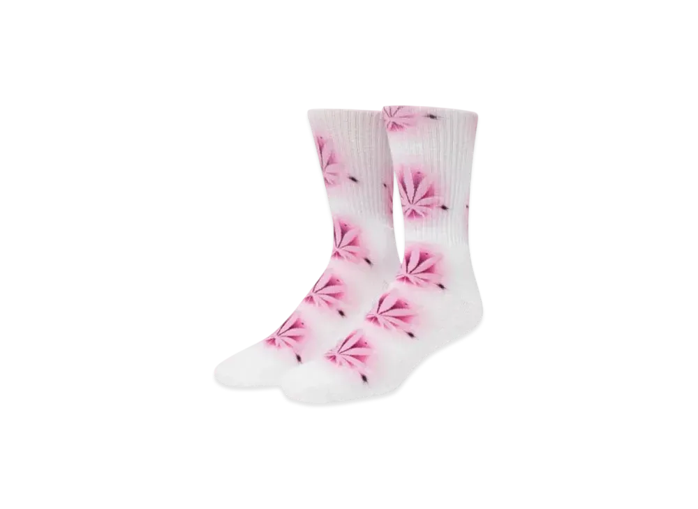 HUF Airbrush Digital Plantlife Socks "Pink"