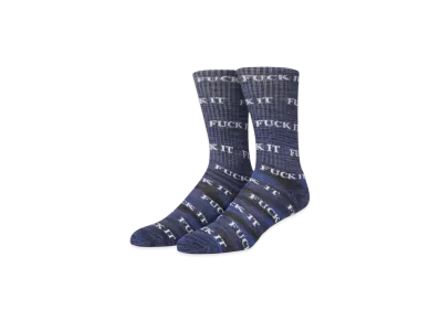 HUF Fuck It Marled Socks "Navy"