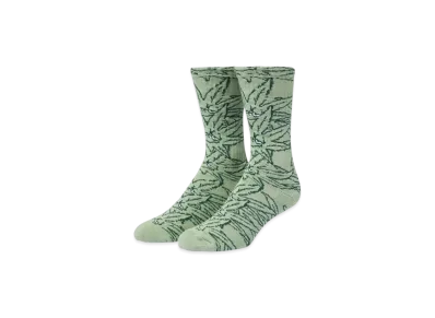HUF Green Buddy Pattern Socks "Green"