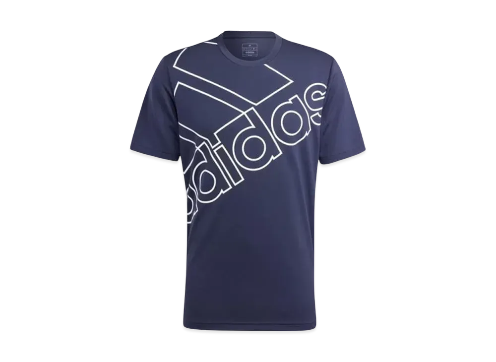 adidas Aeroready Training Logo Graphic Short Sleeve T-Shirt "Legend Ink/White"