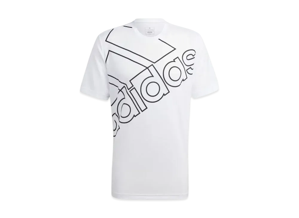 adidas Aeroready Training Logo Graphic Short Sleeve T-Shirt "White/Black"