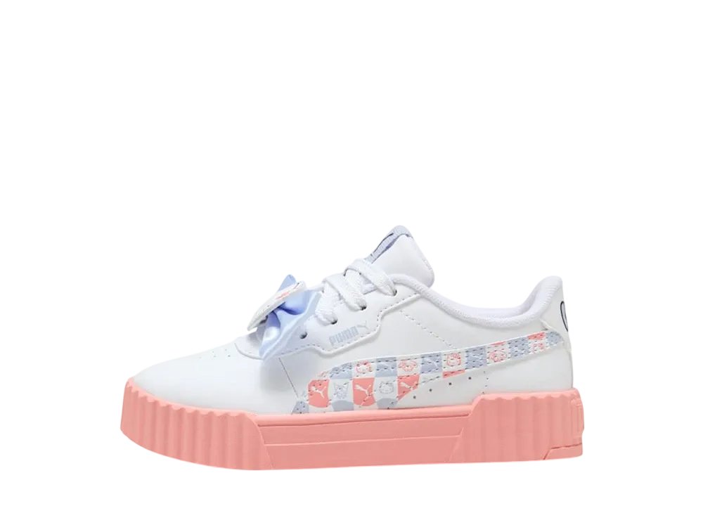 ハローキティフレンズ × プーマ PS キャリーナ3.0 "プーマホワイト/ピンクフルーツ/クールウェザー" (キッズ)