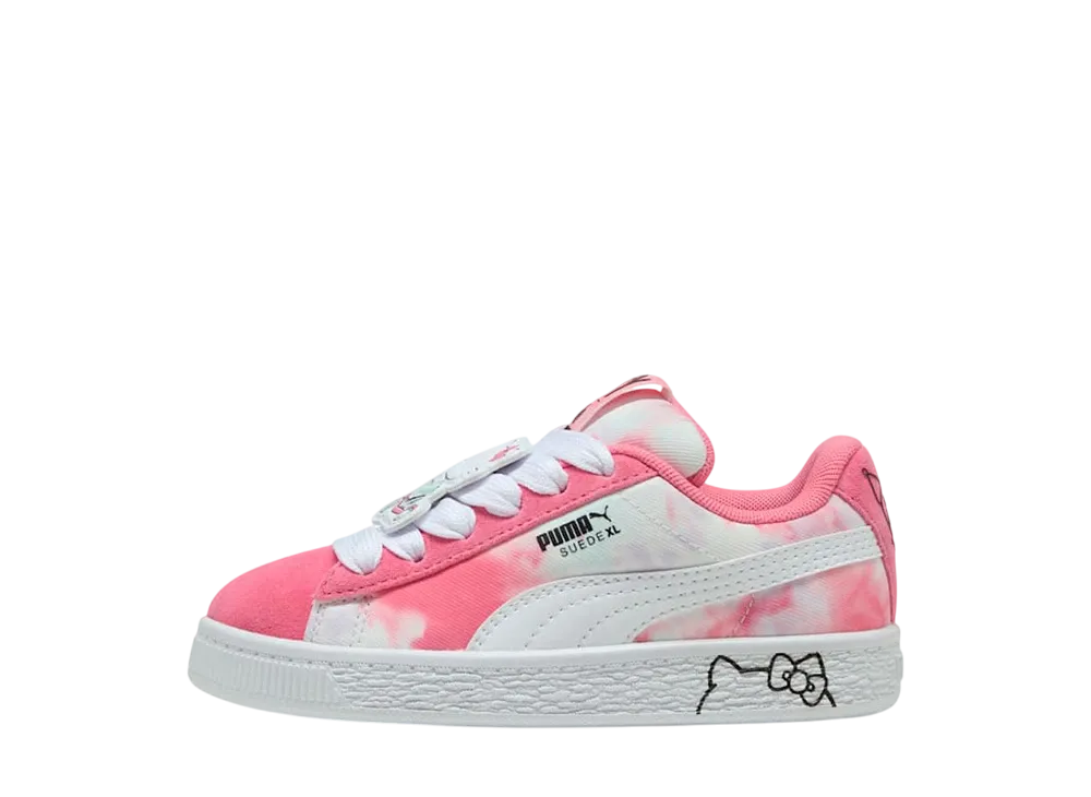 ハローキティフレンズ × プーマ PS スウェード XL "マジックローズ/ピースフルブルー" (キッズ)