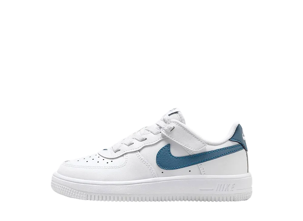 ナイキ PS フォース1 ロー イージーオン "ホワイト/サンダーストーム" (キッズ)