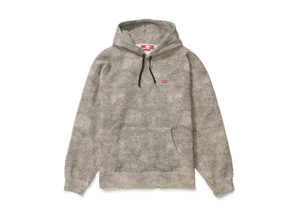 Supreme Small Box Hooded Sweatshirt "Snakeskin"