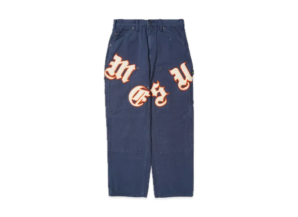 Supreme Old English Canvas Double Knee Painter Pant "Navy"