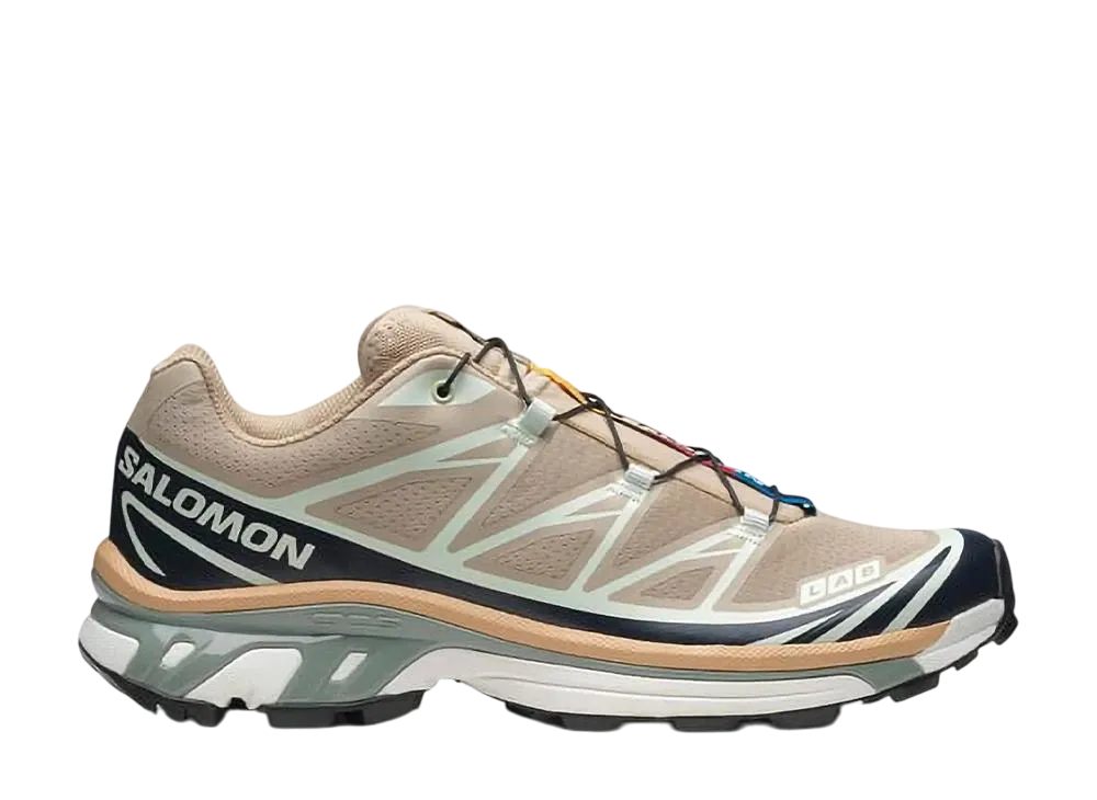 Salomon XT-6 "Oxford Tan/Carbon/Clearly Aqua"