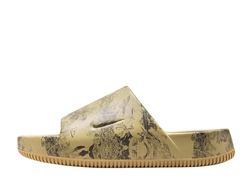 ナイキ カーム プリント スライド "パラシュートベージュ/アンスラサイト"