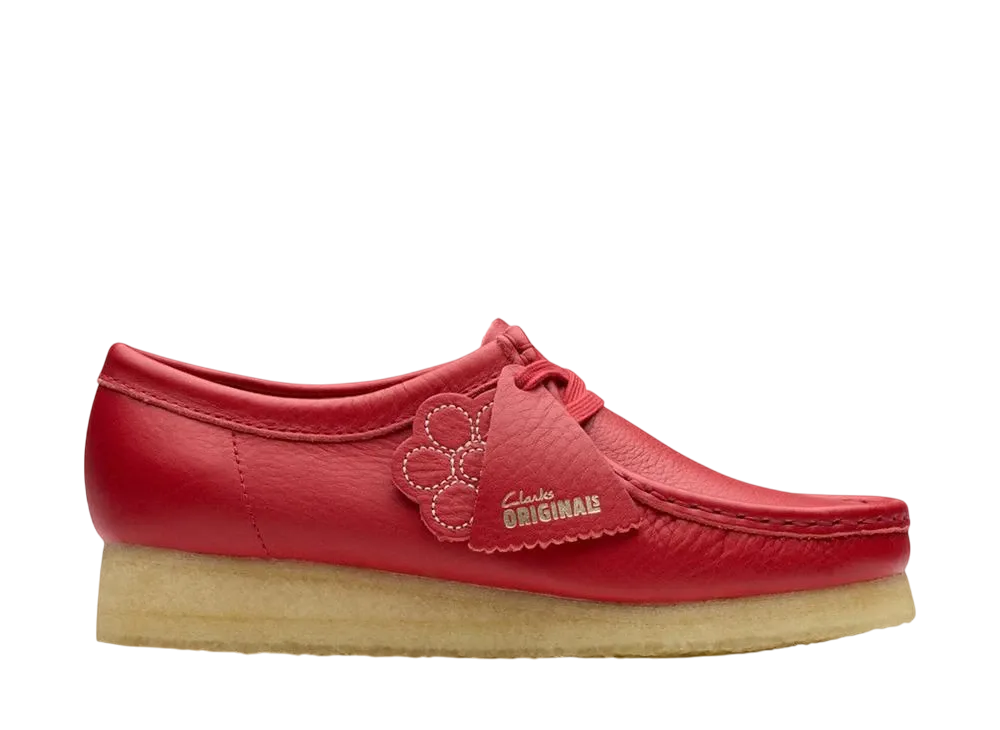 クラークス ウィメンズ ワラビー "レッドレザー"