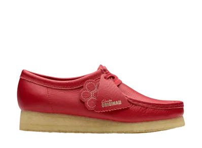 Clarks Women's Wallabee "Red Leather"