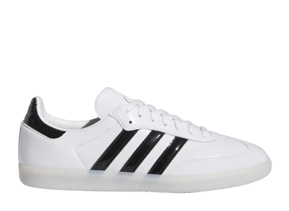Jason Dill × adidas Samba Patent Leather "Cloud White"