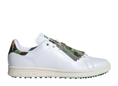 アベイシングエイプ × アディダス オリジナルス スタンスミス ゴルフ "フットウェアホワイト/グリーン"