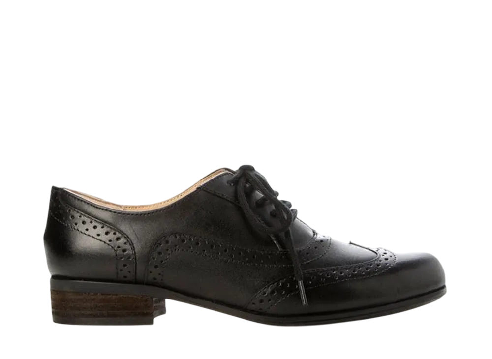 Clarks Women's Hamble Oak "Black Leather"