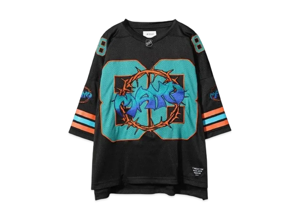 MAYO MAYO THORNS EMBROIDERY GAME SHIRT "BLACK"