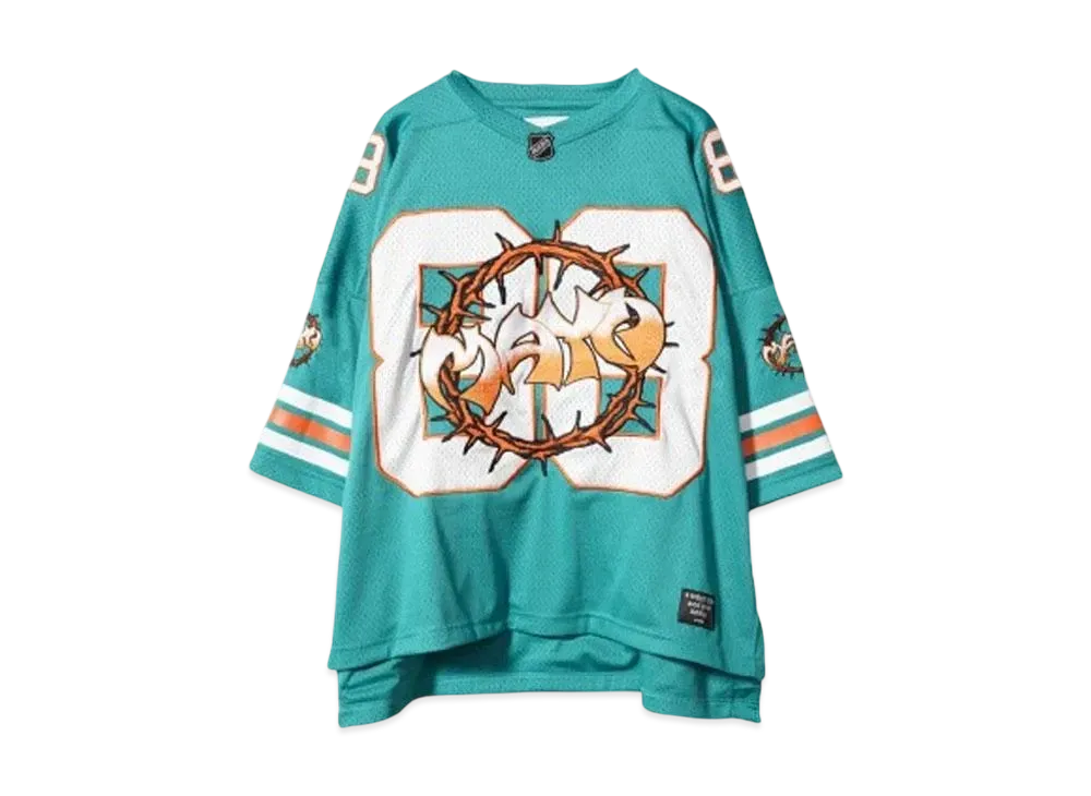 MAYO MAYO THORNS EMBROIDERY GAME SHIRT "MIAMI BLUE"