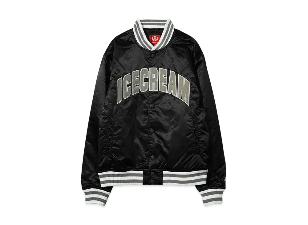 ICECREAM UNIVERSITY VARSITY JACKET "BLACK"