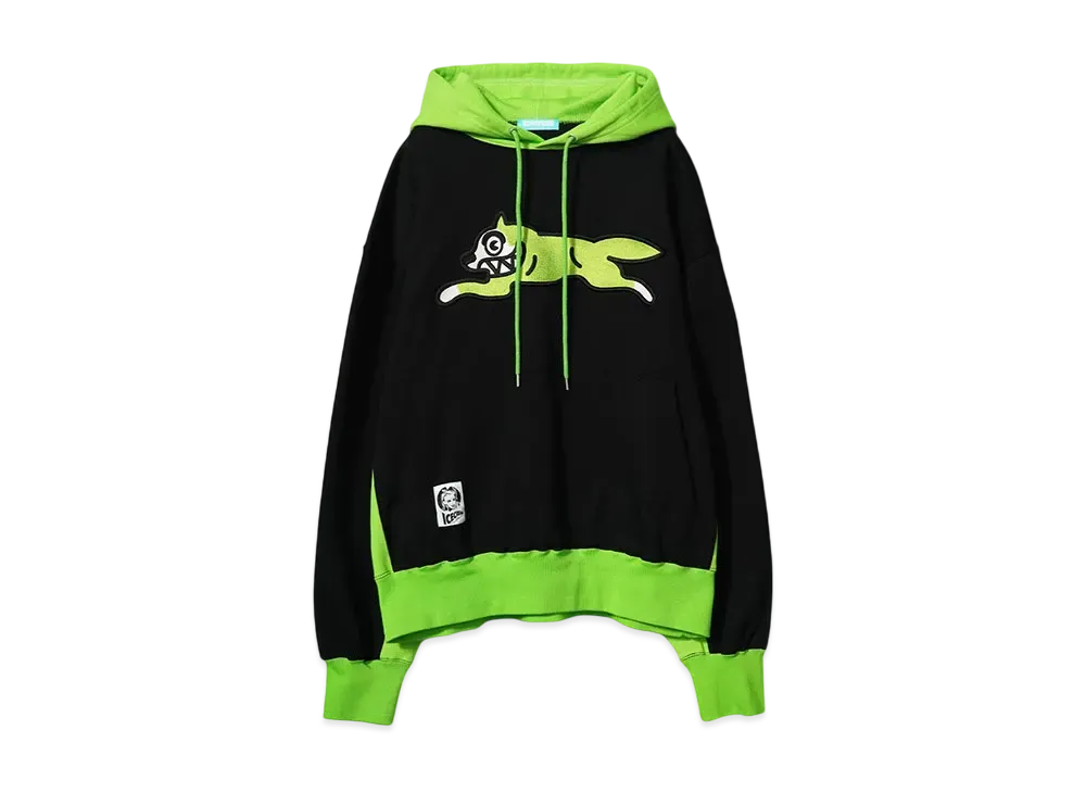 ICECREAM SWITCHING HOODIE "BLACK"