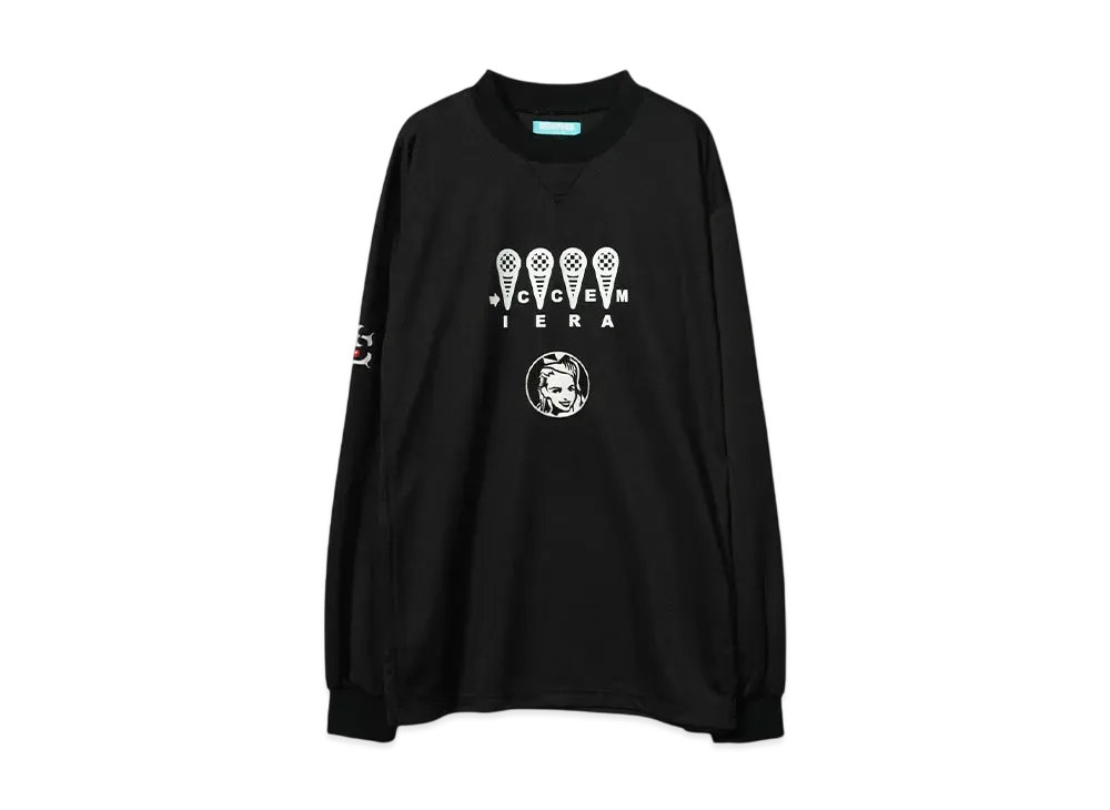 ICECREAM FOOTBALL LS SHIRT "BLACK"