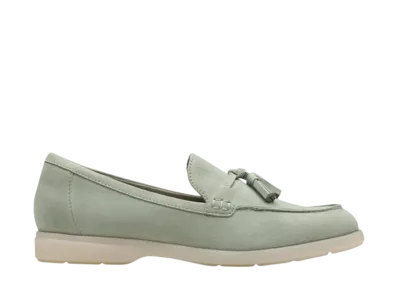 Clarks Women's Narini Edge "Light Green Suede"