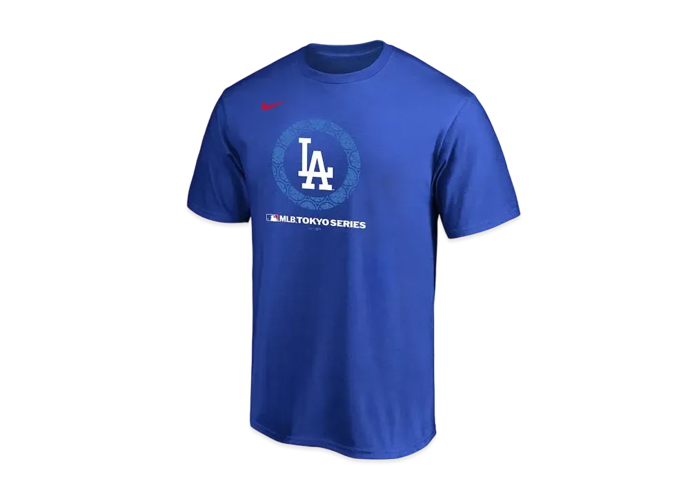 MLB Nike Dodgers MLB Tokyo Series Opening Game T-Shirt "Blue"