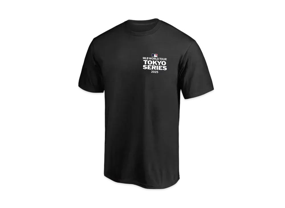 MLB Fanatics MLB Tokyo Series Opening Game Japanese Letter T-Shirt "Black"