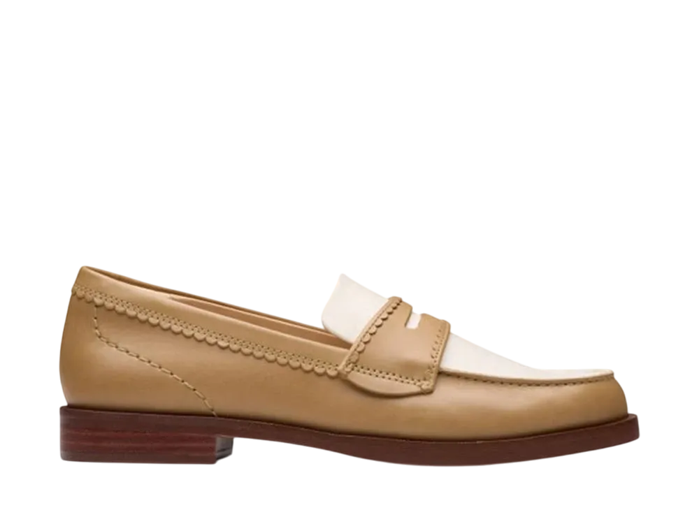 Clarks Women's Straven Edge "Light Tan Combi"