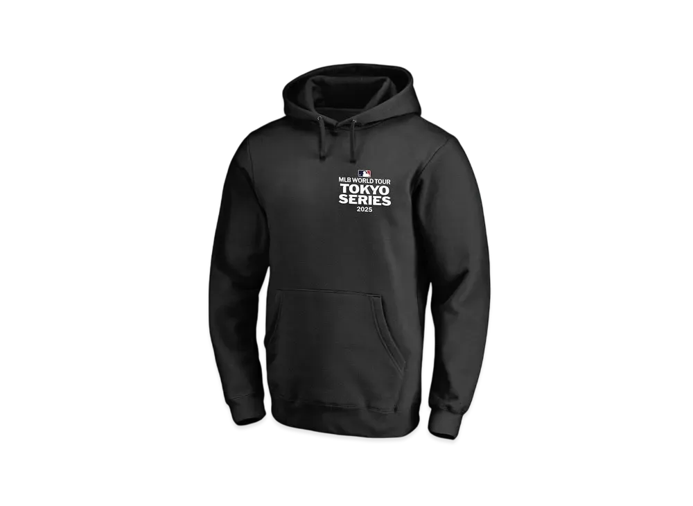 MLB Fanatics MLB Tokyo Series Opening Game Japanese Letters Hoodie Parka Kids "Black"