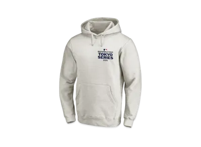 MLB Fanatics MLB Tokyo Series Opening Game Japanese Letters Hoodie Parka Kids "Oatmeal"