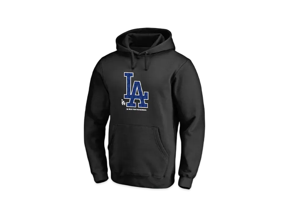 MLB Fanatics MLB Tokyo Series Opening Game Team Logo Hoodie Parka Los Angeles Dodgers Kids "Black"