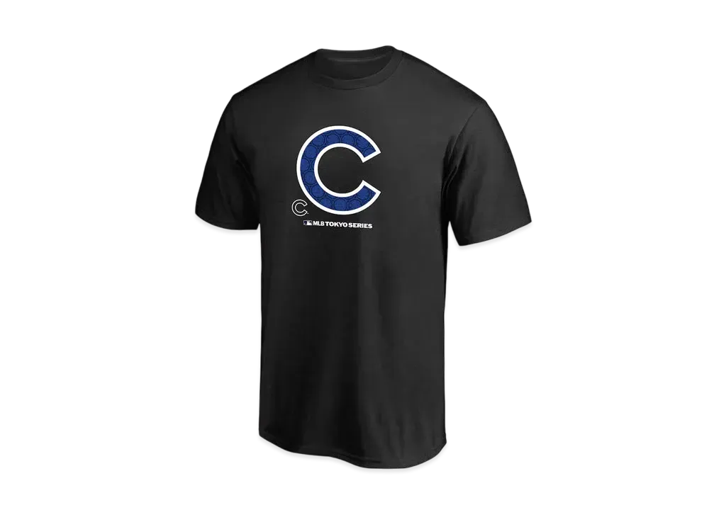 MLB Fanatics MLB Tokyo Series Opening Game Team Logo T-Shirt Chicago Cubs "Black"