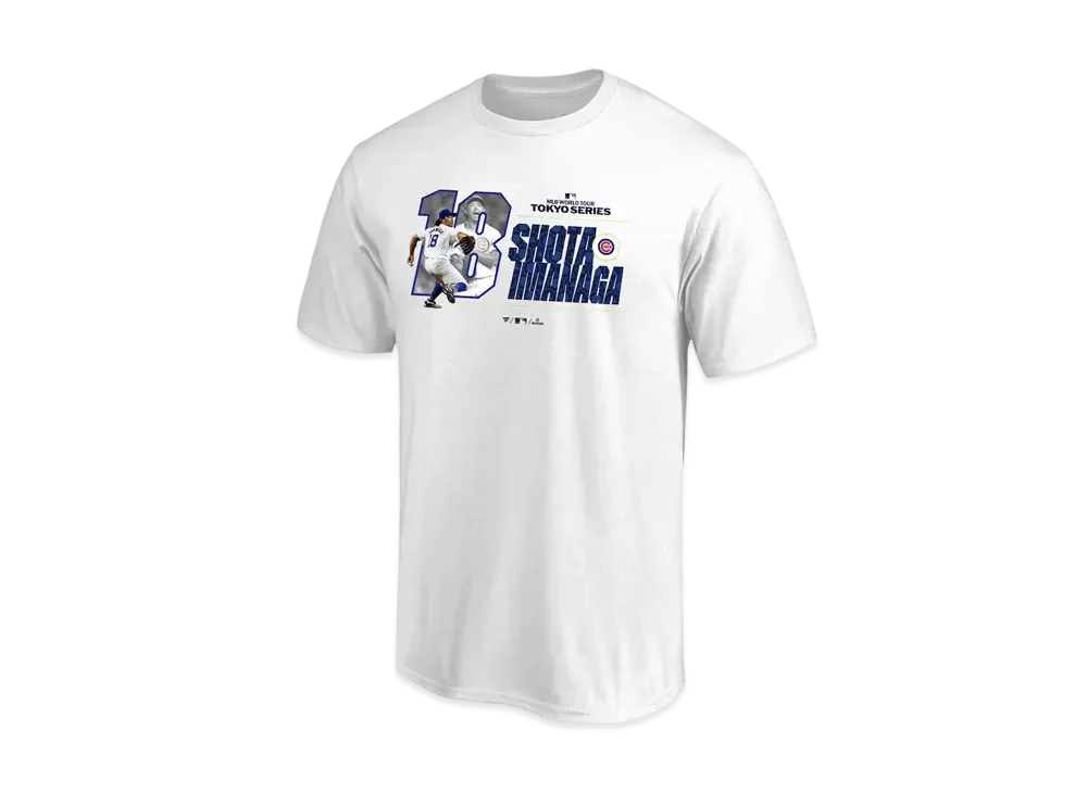 MLB Fanatics Cubs Shota Imanaga MLB Tokyo Series Opening Game T-shirt "White"