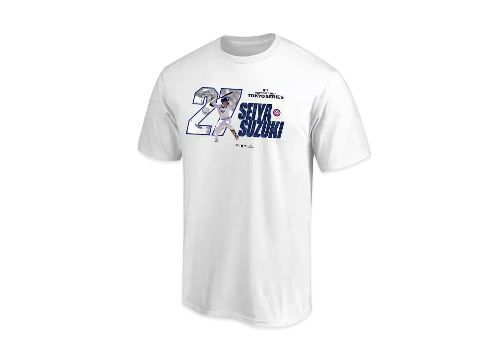 MLB Fanatics Cubs Seiya Suzuki MLB Tokyo Series Opening Game T-shirt "White"
