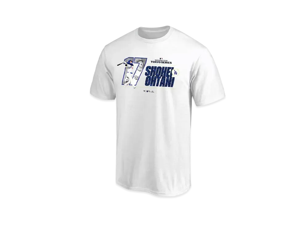 MLB Fanatics Dodgers Shohei Otani MLB Tokyo Series Opening Game T-Shirt Kids "White"