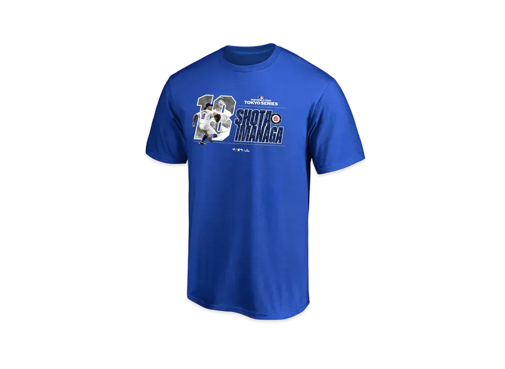 MLB Fanatics Cubs Shota Imanaga MLB Tokyo Series Opening Game T-shirt Kids "Blue"