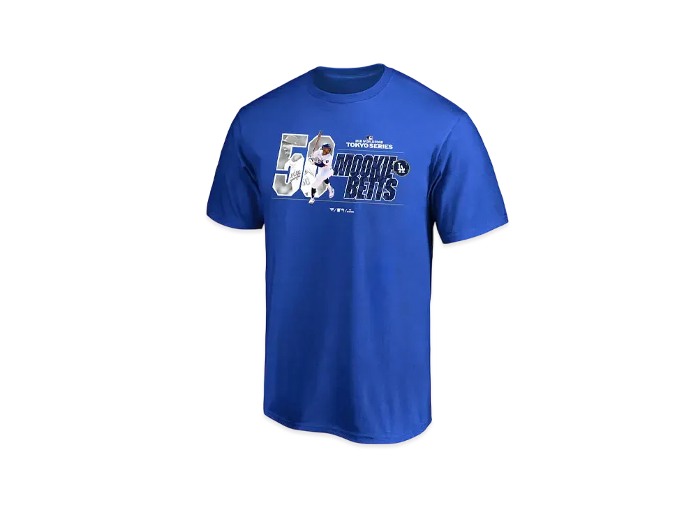MLB Fanatics Dodgers Mookie Betts MLB Tokyo Series Opening Game T-Shirt Kids "Blue"
