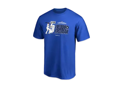 MLB Fanatics Dodgers Freddie Freeman MLB Tokyo Series Opening Game T-Shirt "Blue"