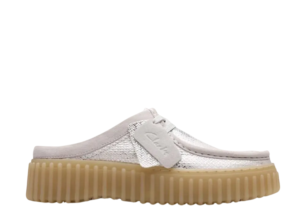 Clarks Women's Torhill Mule "Silver Metallic"