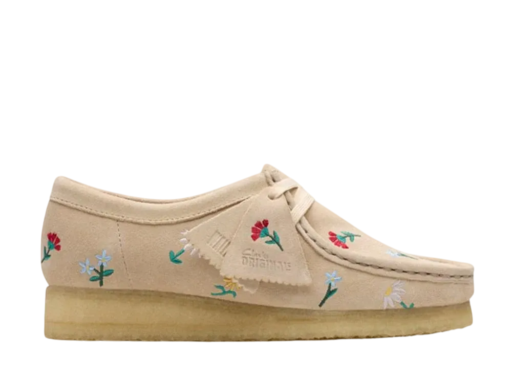 クラークス ウィメンズ ワラビー "トープエンブロイダリー"