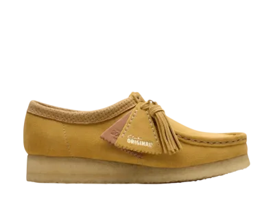 Clarks Women's Wallabee "Golden Tan Suede"