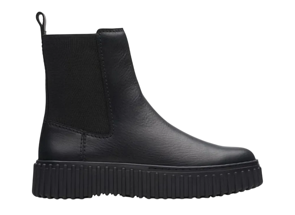 Clarks Women's Torhill Maple "Black Leather"