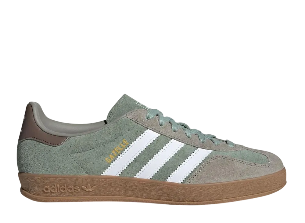 アディダスオリジナルス ガゼル インドア "シルバーペブル/シルバーグリーン/クラウドホワイト"
