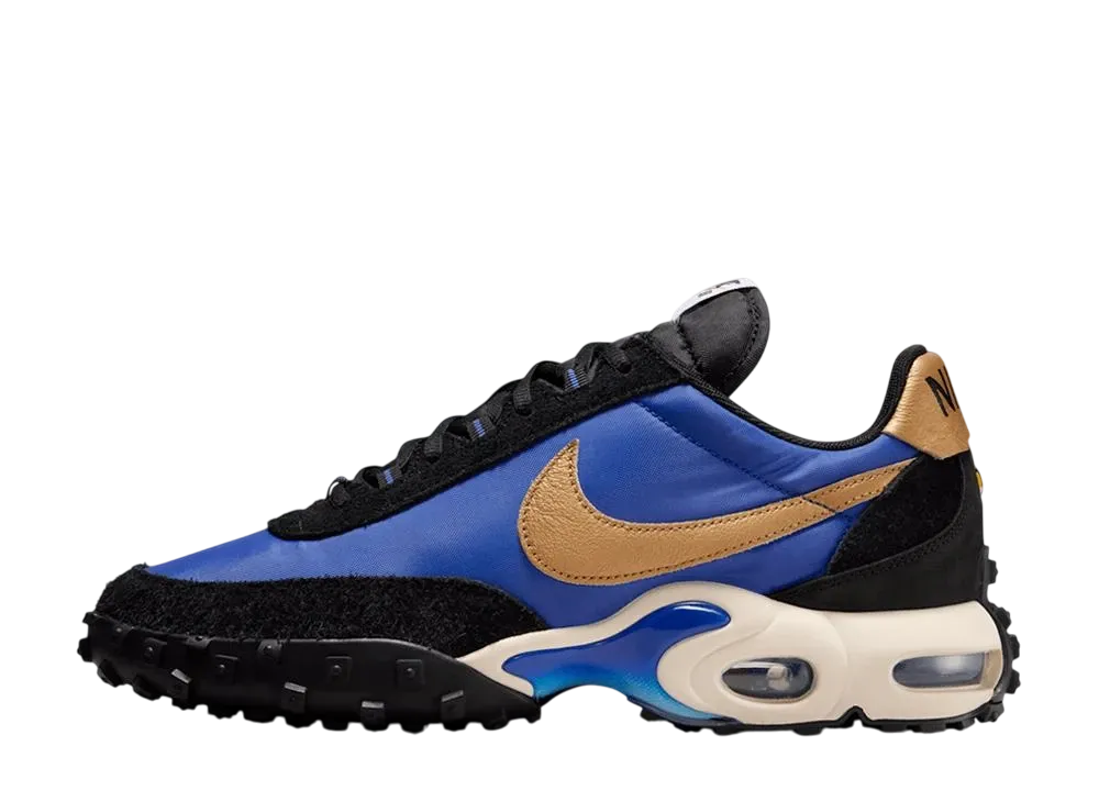 Nike Air Max Waffle "Black and Hyper Blue"