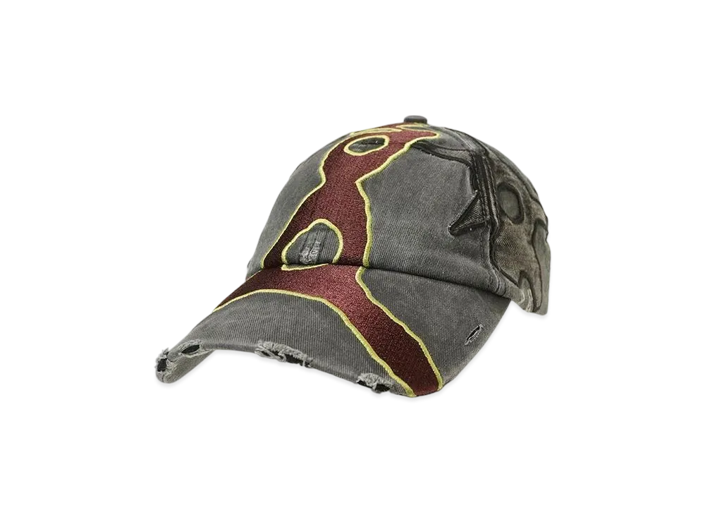 P.A.M. LAST QUARTER BASEBALL CAP "BLACK WASH"