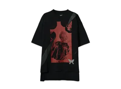 P.A.M. FLOATING WEEDS OVERSIZED TOP "BLACK WASH"