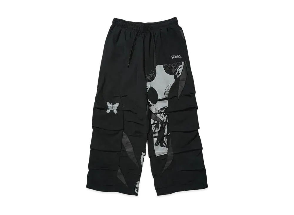 P.A.M. EQUINOX FLOWER PANT "BLACK"