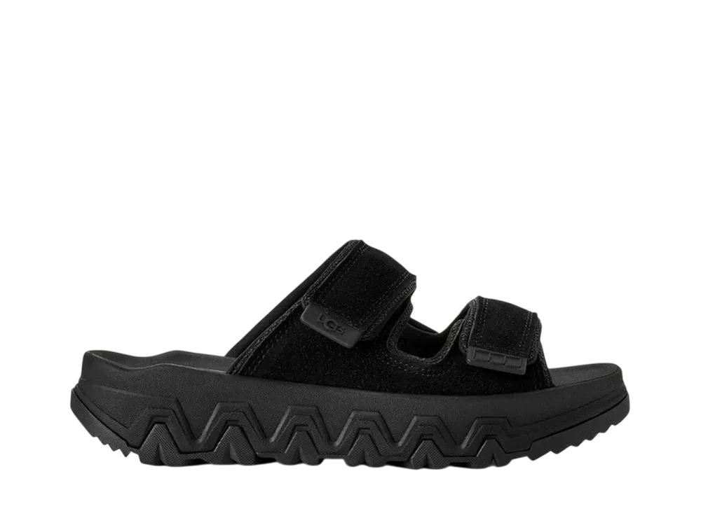アグ ウィメンズ キャップトレイル ストラップ スライド "ブラック"