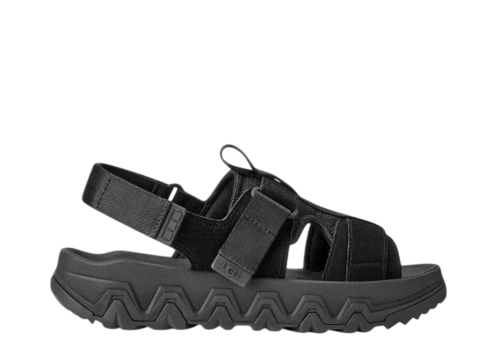 アグ ウィメンズ キャップトレイル ストラップ サンダル "ブラック"